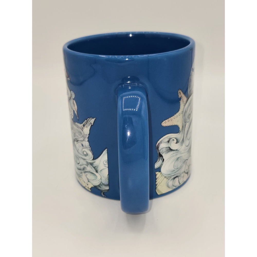 DISNEY The Little Mermaid Ariel Blue Metallic Holographic Coffe Cup‎ Mug 20oz - Picture 4 of 7